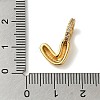 Brass Micro Pave Cubic Zirconia Pendants KK-K345-13V-G-3