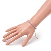 Faceted Natural Gemstone Beaded Bracelets for Women BJEW-JB05928-6