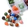 10 Colors 80Pcs Two-tone Opaque Acrylic Beads FIND-FS0002-68-3