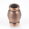 Brass Magnetic Clasps with Loops KK-E737-32R-2