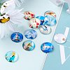 Glass Cabochons GLAA-WH0012-M-3
