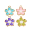 Rack Plating Alloy Pendants FIND-C059-01G-1
