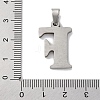 201 Stainless Steel Pendants STAS-Q342-53P-F-3