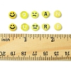 200Pcs Opaque Acrylic Beads MACR-FS0001-87-5
