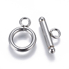 304 Stainless Steel Toggle Clasps STAS-F227-12A-P-1