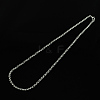 304 Stainless Steel Venetian Chain Necklaces STAS-S029-08-1