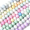 Electroplate Glass Beads Strands LAMP-S068-11A-1