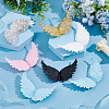 ARRICRAFT 24Pcs 6 Colors Plastic Angel Wings Ornament DIY-AR0002-99A-4