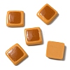 Opaque Resin Biscuits Cabochons RESI-WH0035-41A-1
