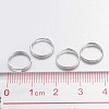 Silver Color Plated Iron Split Rings X-JRDS10mm-4