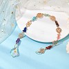 Chakra Natural & Synthetic Gemstone Chip Hanging Suncatchers HJEW-JM02361-2