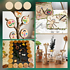 Beech Wooden Flat Round Unfinished Wood WOOD-OC0004-24A-5