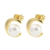 Brass Ear Studs EJEW-P2261-46G-01-1