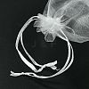 30Pcs 4 Styles Rectangle Organza Bags Jewellery Storage Pouches Wedding Favour Party Mesh Drawstring Gift OP-FS0001-01C-3