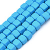 Handmade Polymer Clay Beads Strands CLAY-S092-78D-1