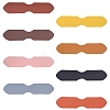 8 Bags 8 Colors Cowhide Purse Suspension Clasps Bag Strap Connector Fabric PURS-CL0001-04B-7