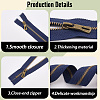12Pcs 6 Colors Nylon Zipper Fastener FIND-GF0008-20B-5