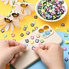 105g 7 Colors Handmade Polymer Clay Cabochons CLAY-CJ0001-65-6