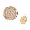 Luminous Handmade Glass Seed Beaded Teardrop Pendants PALLOY-MZ00962-02-2