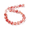 Inner Flower Handmade Lampwork Beads Strands LA-CBA3F7A-02D-2