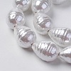 Shell Pearl Beads Strands BSHE-F013-12-2