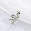 Brass Snake Clip on Nose Rings WGF4B6F-02-1