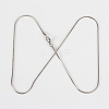 304 Stainless Steel Snake Chain Necklace Making STAS-P045-19P-2