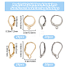 Beebeecraft 80Pcs 4 Style 304 Stainless Steel Leverback Earring Findings STAS-BBC0003-77-2