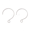 Tarnish Resistant 316 Surgical Stainless Steel Earring Hooks X-STAS-D183-03P-01-1