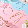 2 Sets 2 Styles 304 Stainless Steel Bar Link Chain Bracelet Making AJEW-TA0001-77-5