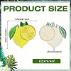 12Pcs Computerized Embroidery Polyester Iron on/Sew on Patches DIY-MA0007-24-2