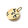 Twelve Constellations 304 Stainless Steel Enamel Pendants STAS-A148-01G-11-2