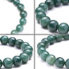 Natural Jadeite Round Beads Stretch Bracelets BJEW-PH0001-10mm-10-4