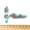 Synthetic Turquoise Big Pointed Pendants G-A172-16I-3