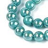 Electroplate Opaque Glass Beads Strands GLAA-T032-P10mm-AB12A-3