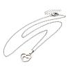 Non-Tarnish 306 Stainless Steel Pendant Necklace for Women LS-NJEW-Q772-01P-02-1
