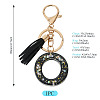 1Pc Resin Letter Keychains KEYC-TADJ0001-09O-3