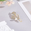 1Pc Tulipa Alloy Rhinestone Brooches JEWB-LP0004-18-1