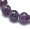 Natural Amethyst Bead Stretch Bracelets BJEW-K212-B-034-6