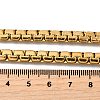201 Stainless Steel Box Chain Necklaces for Men STAS-V011-01B-G-1-5