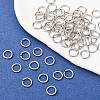 Tarnish Resistant 304 Stainless Steel Open Jump Rings X-STAS-Q186-02-8x1.2mm-5