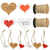 96Pcs 4 Styles Paper Gift Tags CDIS-FS0001-27-1