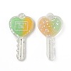 Two Tone Resin Big Pendants LS-RESI-Z001-01B-2
