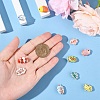 10Pcs 10 Styles Handmade Porcelain Beads PORC-YW0001-30-5
