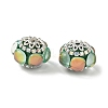 Acrylic Rhinestone Rondelle Beads CLAY-NH0003-02AS-2