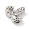 Twelve Constellations Brass Micro Pave Clear Cubic Zirconia Pendants KK-G548-21P-3