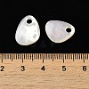 Natural White Shell Teardrop Charms SSHEL-M022-02-3