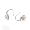 925 Sterling Silver Hoop Earring EJEW-H002-07P-2
