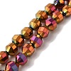 Electroplated Synthetic Non-magnetic Hematite Beads Strands G-I364-L01-02-1