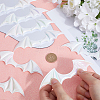 Demon Wing Rainbow Iridescent PU Leather Ornament Accessories DIY-WH0308-457A-3